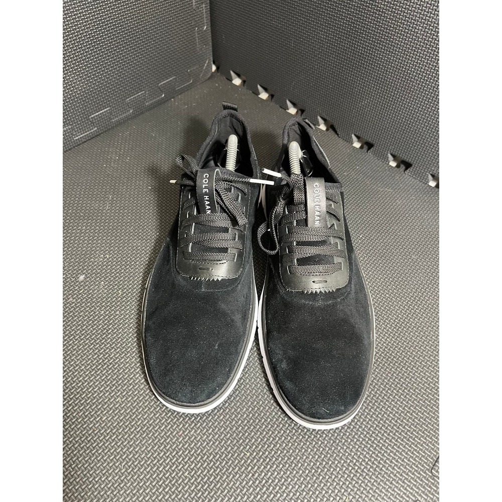 Cole Haan ZEROGRAND Oxford Mens 10 Black Suede Lightweight C30721 Sneaker - Picture 2 of 7